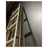 20 Ft Household Type III Extension Ladder - 200 Lb Duty Rating, Max Working Length 17 Ft