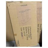 Modern Office WH48BSTOP-WH Conference Table Boat Shape Top 47W x 47D x 1.5H