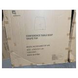 Modern Office WH48BSTOP-WH Conference Table Boat Shape Top 47W x 47D x 1.5H