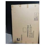 Modern Office WH48BSTOP-WH Conference Table Boat Shape Top 47W x 47D x 1.5H