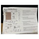 Lockways Combo Board Whiteboard - Model U11955 762779 - 48x36 Silver Frame