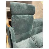 La-Z-Boy Recliner Chair with Wood Armrests and Plush Cushions