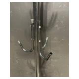 Metal Freestanding Coat Rack with Multi-Hook Arms