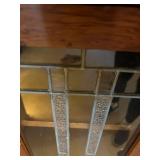 LL - Antique Arts and Crafts Mission Oak Sideboard with Mirror
