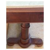 DR -Antique 19th Century Victorian Mahogany Marble Top Console Table  / Writing Table