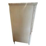 LLB - Antique Neoclassical Style Armoire with Carved Floral Details