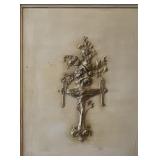 LLB - Antique Neoclassical Style Armoire with Carved Floral Details