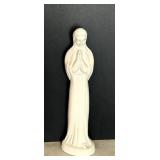 MB - Virgin Mary Prayer Statue - 15 in Tall Ceramic Figure