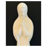 MB - Virgin Mary Prayer Statue - 15 in Tall Ceramic Figure