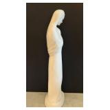 MB - Virgin Mary Prayer Statue - 15 in Tall Ceramic Figure