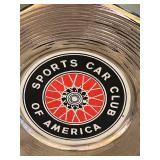 MB - Beam 100 Months Old Kentucky Straight Bourbon Whiskey Decanter with SCCA Logo -