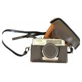 MB - Minolta Hi-Matic 9 Easy Flash 35mm Rangefinder Camera with Leather Case