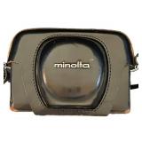 MB - Minolta Hi-Matic 9 Easy Flash 35mm Rangefinder Camera with Leather Case