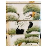 MBB - Vintage Seto Ware Jubako 4-Tier Box - Pine Design