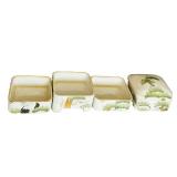 MBB - Vintage Seto Ware Jubako 4-Tier Box - Pine Design