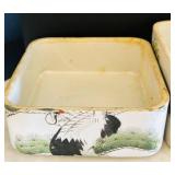 MBB - Vintage Seto Ware Jubako 4-Tier Box - Pine Design