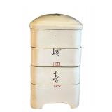 MBB - Vintage Seto Ware Jubako 4-Tier Box - Pine Design