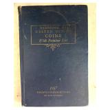 MB - Wartime Coinage Framed Display with 1942-1945 US Coins & 1967 Blue Book Handbook