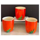 K - Pumpkin Teapot with Leaf Decoration and Cup Set