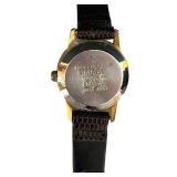K - Image Watches Novelty Christmas Watches - Cartoon Dials, Green Croc Strap, Brown Strap