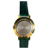 K - Image Watches Novelty Christmas Watches - Cartoon Dials, Green Croc Strap, Brown Strap
