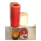 K - CBK LTD LLC Candle Lot - Assorted Candles & Ornate Holders