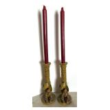 K - CBK LTD LLC Candle Lot - Assorted Candles & Ornate Holders
