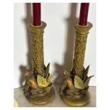 K - CBK LTD LLC Candle Lot - Assorted Candles & Ornate Holders