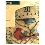 MBB - Acu-Rite 12-inch Sculpted Resin Thermometer - Indoor/Outdoor Weather Decor