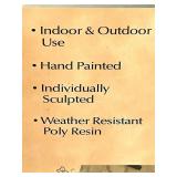 MBB - Acu-Rite 12-inch Sculpted Resin Thermometer - Indoor/Outdoor Weather Decor