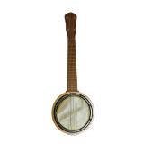 MB - Vintage Banjolele Banjo Ukulele - 21 Inch Scale - 4-String