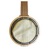 MB - Vintage Banjolele Banjo Ukulele - 21 Inch Scale - 4-String