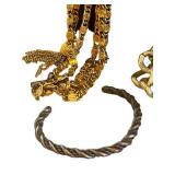 MB - Nine West Jewelry Box with Assorted Necklaces and Beads