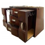 MB - Nine West Jewelry Box with Assorted Necklaces and Beads