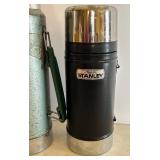 MB - Stanley Aladdin Thermos Pair with Olympus 10x25 Binoculars