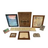 MB - Vintage Wall Art Sign Collection - Inspirational Quotes and Humorous Sayings