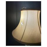 LL - Crystal Glass Accent Table Lamps (Lot of 2) - 17-Inch Tall with Beaded Stems