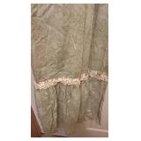 LL - Vintage Damask Sundress with Lace Trim - No Size Tag