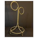 LL - Shower Caddy Stand with Diamond-Mesh Baskets and Wicker Basket Base
