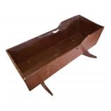 LL - Vintage Baby Cradle, Wood Rocking Cradle