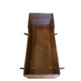 LL - Vintage Baby Cradle, Wood Rocking Cradle