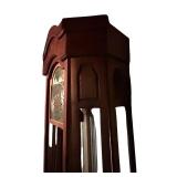 LLS - Moon-Phase Grandfather Clock Longcase Clock - 87-Inch Tall, Needs Finishing