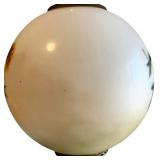 LLB - Vintage 56-Inch Floor Lamp with Floral Globe Shade