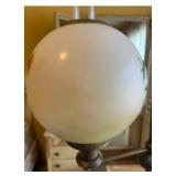 LLB - Vintage 56-Inch Floor Lamp with Floral Globe Shade