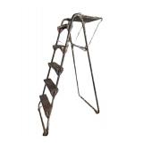 G - Vintage Steel Step Ladder - 4-Foot Tall