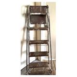 G - Vintage Steel Step Ladder - 4-Foot Tall