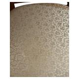 LLS - Vintage French Provincial Carved Wood Chair with Sage Damask Upholstery