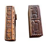 G - Honduras Hand Carved Wood Panels (Pair) Wall Art