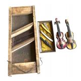G - Vintage Finds including Miniature Violins, Straight Razors and More