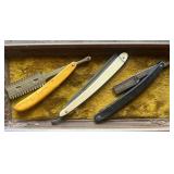 G - Vintage Finds including Miniature Violins, Straight Razors and More